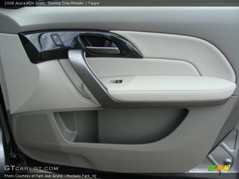 Sterling Gray Metallic / Taupe 2008 Acura MDX Sport