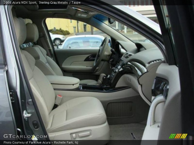 Sterling Gray Metallic / Taupe 2008 Acura MDX Sport