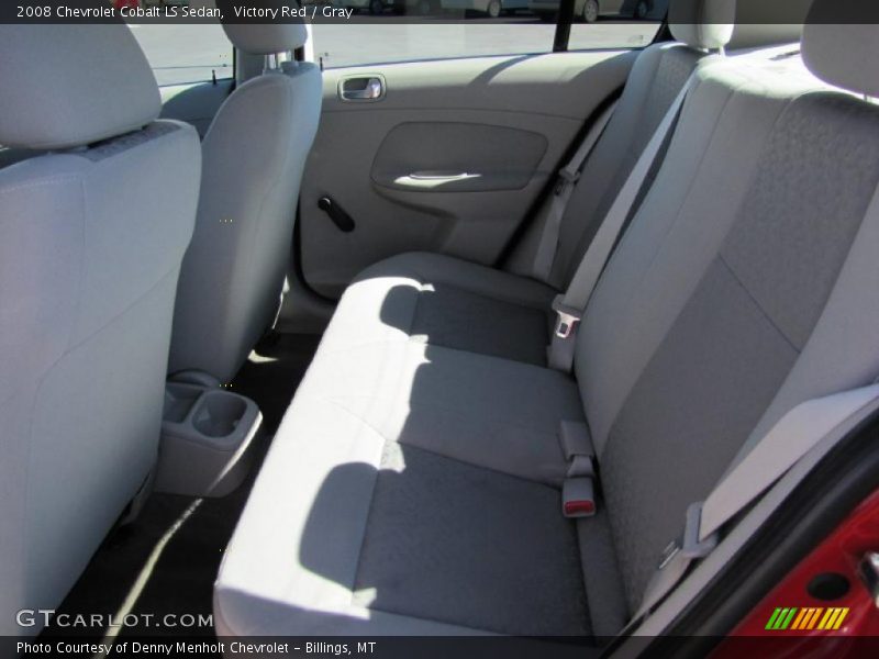 Victory Red / Gray 2008 Chevrolet Cobalt LS Sedan