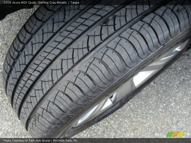 Sterling Gray Metallic / Taupe 2008 Acura MDX Sport