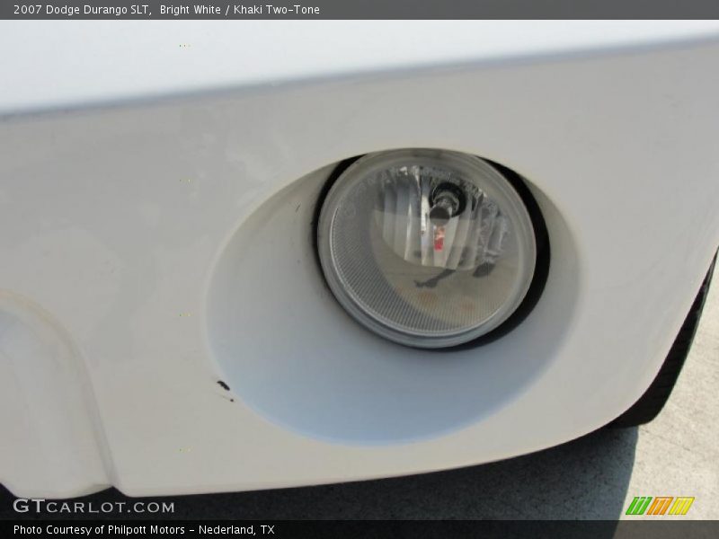 Bright White / Khaki Two-Tone 2007 Dodge Durango SLT