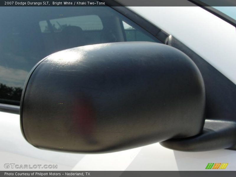 Bright White / Khaki Two-Tone 2007 Dodge Durango SLT