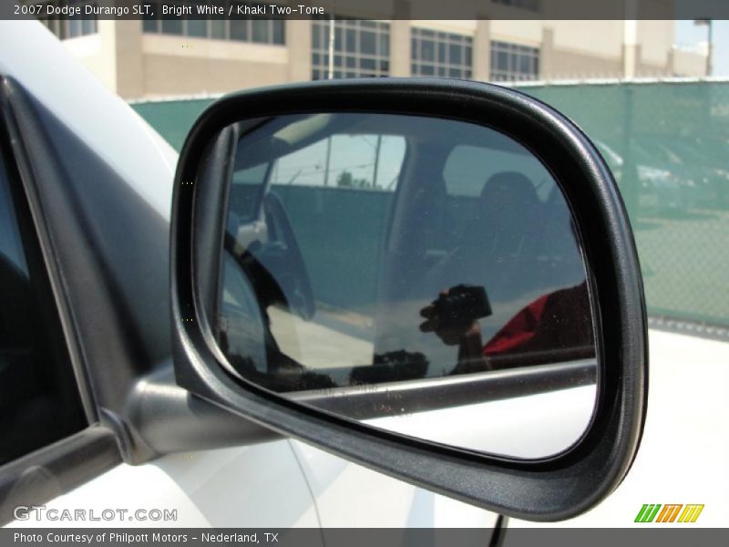 Bright White / Khaki Two-Tone 2007 Dodge Durango SLT