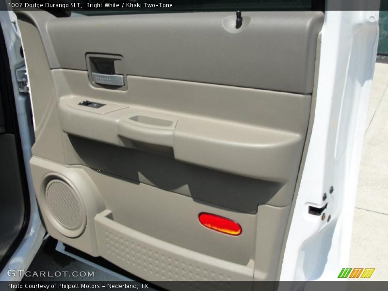 Bright White / Khaki Two-Tone 2007 Dodge Durango SLT