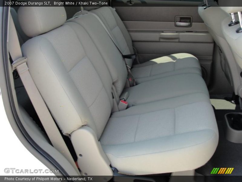 Bright White / Khaki Two-Tone 2007 Dodge Durango SLT