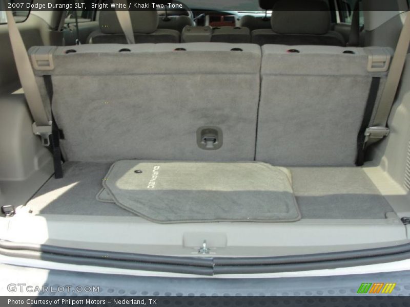 Bright White / Khaki Two-Tone 2007 Dodge Durango SLT