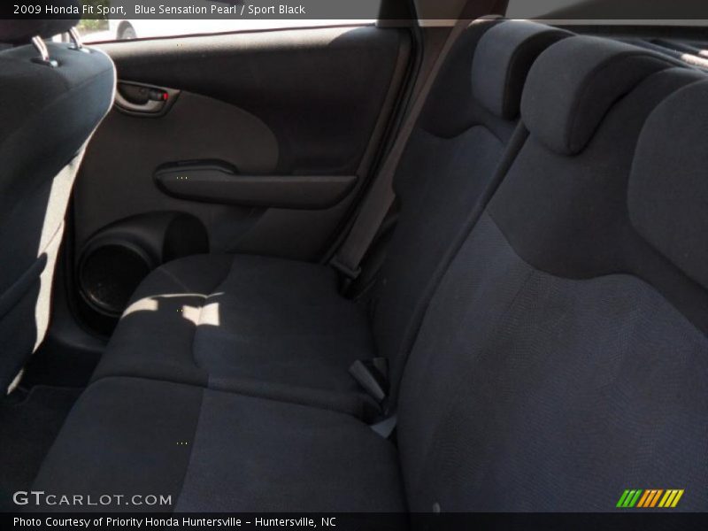 Blue Sensation Pearl / Sport Black 2009 Honda Fit Sport
