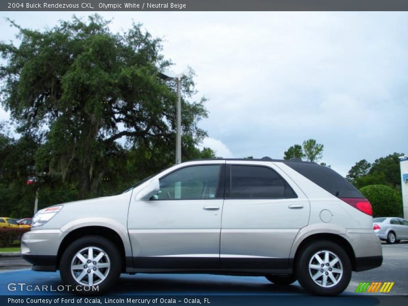 Olympic White / Neutral Beige 2004 Buick Rendezvous CXL