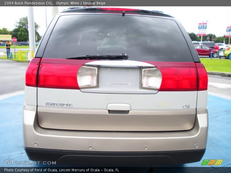 Olympic White / Neutral Beige 2004 Buick Rendezvous CXL