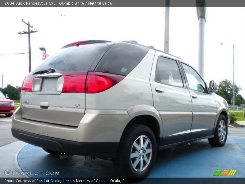 Olympic White / Neutral Beige 2004 Buick Rendezvous CXL