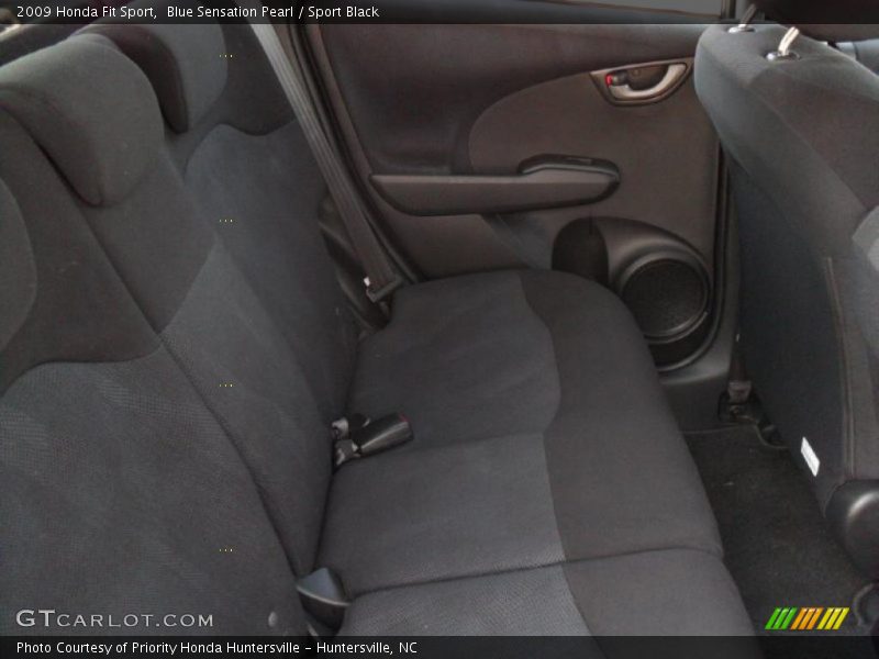 Blue Sensation Pearl / Sport Black 2009 Honda Fit Sport