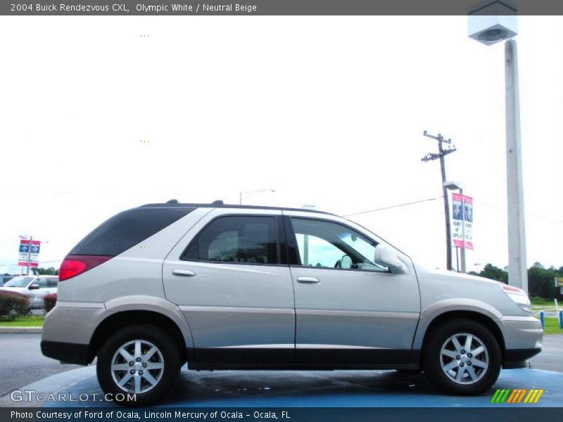 Olympic White / Neutral Beige 2004 Buick Rendezvous CXL