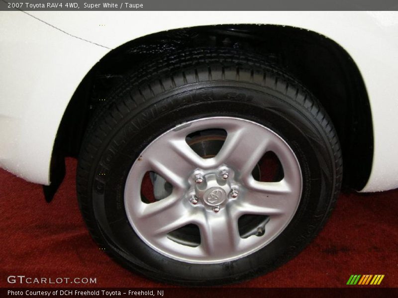 Super White / Taupe 2007 Toyota RAV4 4WD