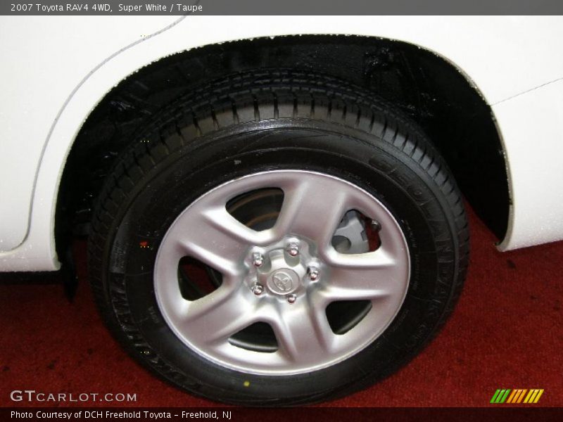 Super White / Taupe 2007 Toyota RAV4 4WD