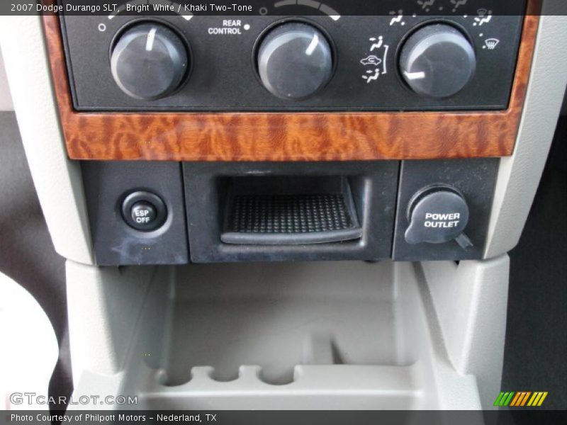 Bright White / Khaki Two-Tone 2007 Dodge Durango SLT