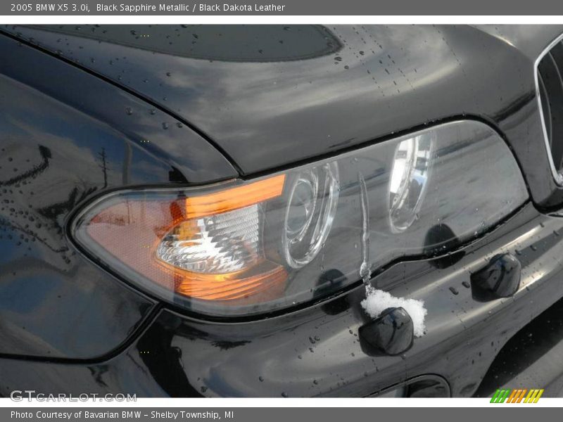 Black Sapphire Metallic / Black Dakota Leather 2005 BMW X5 3.0i