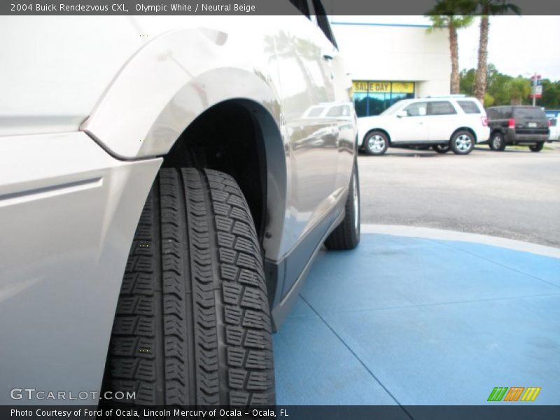 Olympic White / Neutral Beige 2004 Buick Rendezvous CXL