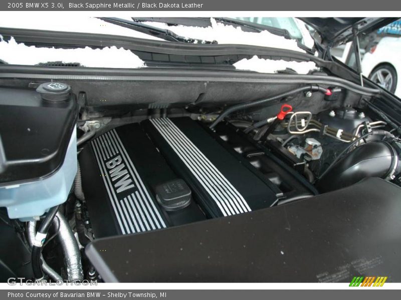 Black Sapphire Metallic / Black Dakota Leather 2005 BMW X5 3.0i