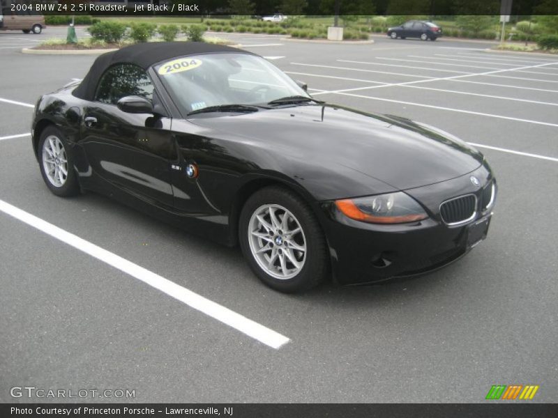 Jet Black / Black 2004 BMW Z4 2.5i Roadster