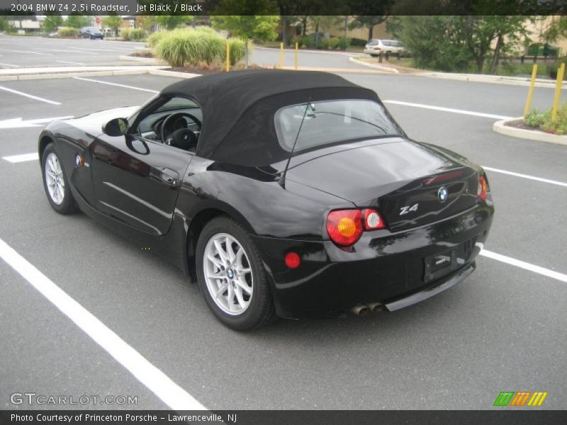 Jet Black / Black 2004 BMW Z4 2.5i Roadster