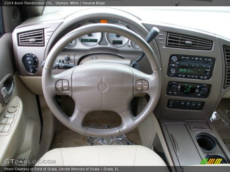 Olympic White / Neutral Beige 2004 Buick Rendezvous CXL