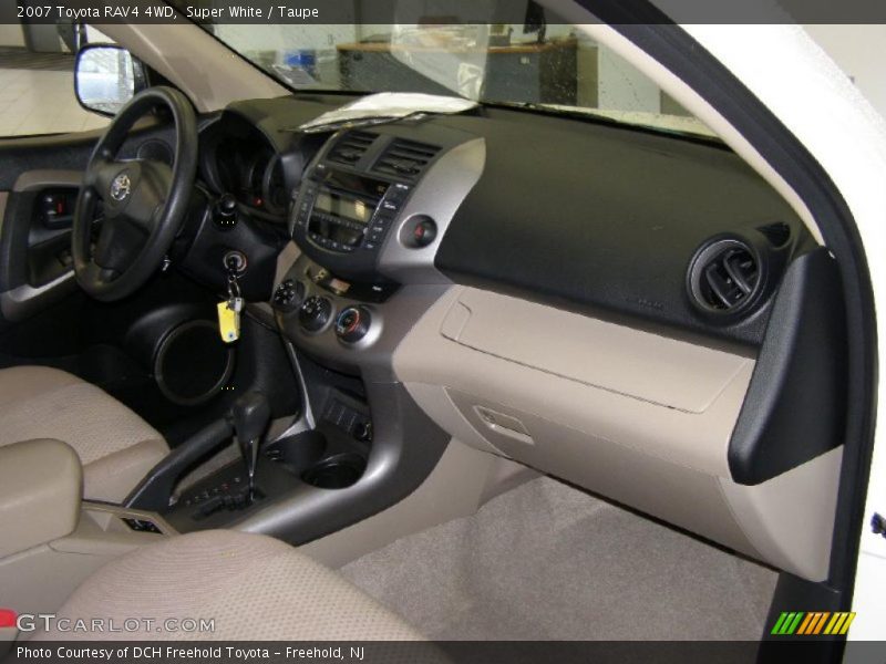 Super White / Taupe 2007 Toyota RAV4 4WD
