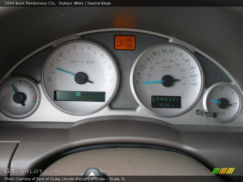 Olympic White / Neutral Beige 2004 Buick Rendezvous CXL