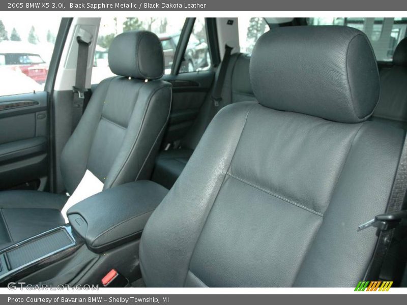 Black Sapphire Metallic / Black Dakota Leather 2005 BMW X5 3.0i