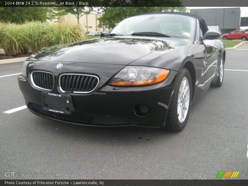 Jet Black / Black 2004 BMW Z4 2.5i Roadster
