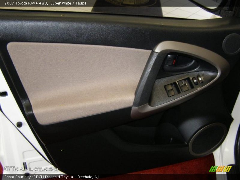 Super White / Taupe 2007 Toyota RAV4 4WD