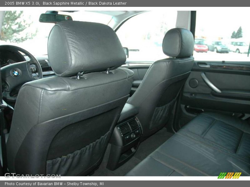 Black Sapphire Metallic / Black Dakota Leather 2005 BMW X5 3.0i