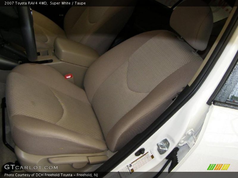 Super White / Taupe 2007 Toyota RAV4 4WD