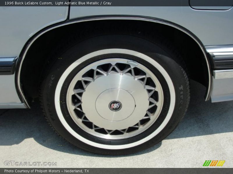 Light Adriatic Blue Metallic / Gray 1996 Buick LeSabre Custom