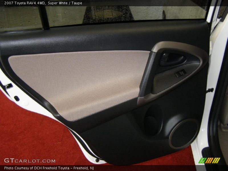 Super White / Taupe 2007 Toyota RAV4 4WD