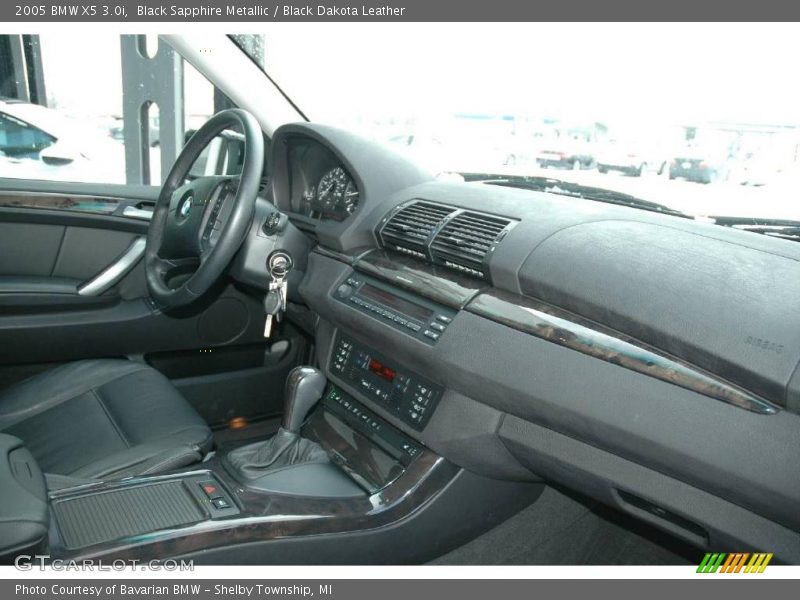 Black Sapphire Metallic / Black Dakota Leather 2005 BMW X5 3.0i