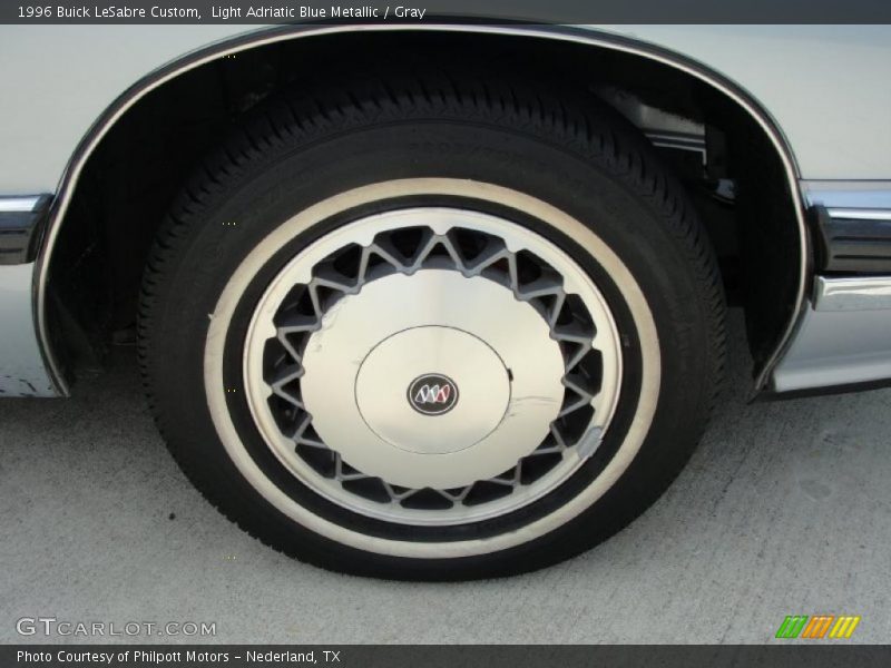 Light Adriatic Blue Metallic / Gray 1996 Buick LeSabre Custom