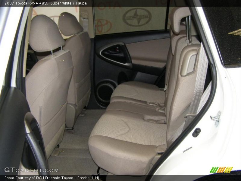 Super White / Taupe 2007 Toyota RAV4 4WD