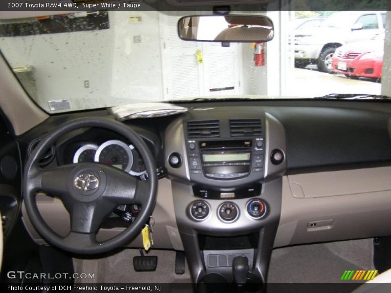 Super White / Taupe 2007 Toyota RAV4 4WD