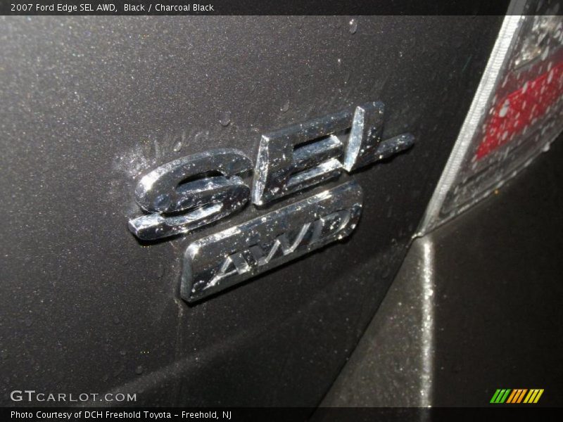 Black / Charcoal Black 2007 Ford Edge SEL AWD