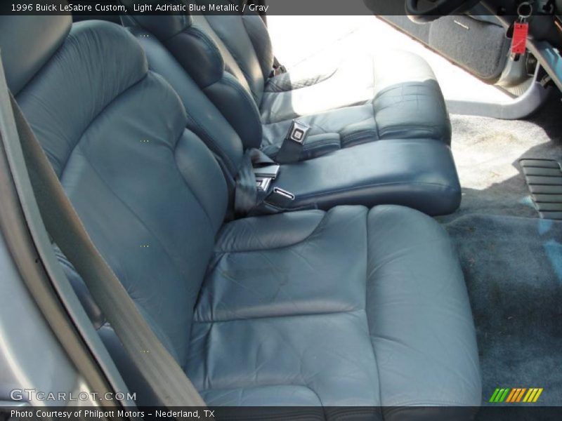 Light Adriatic Blue Metallic / Gray 1996 Buick LeSabre Custom