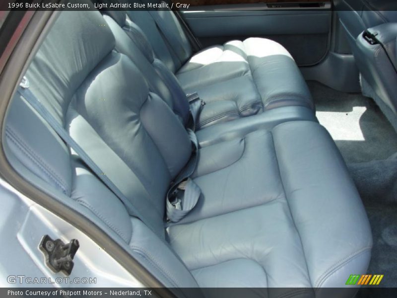 Light Adriatic Blue Metallic / Gray 1996 Buick LeSabre Custom