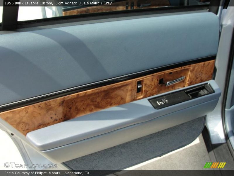 Light Adriatic Blue Metallic / Gray 1996 Buick LeSabre Custom