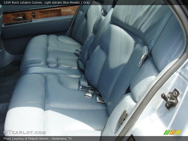 Light Adriatic Blue Metallic / Gray 1996 Buick LeSabre Custom
