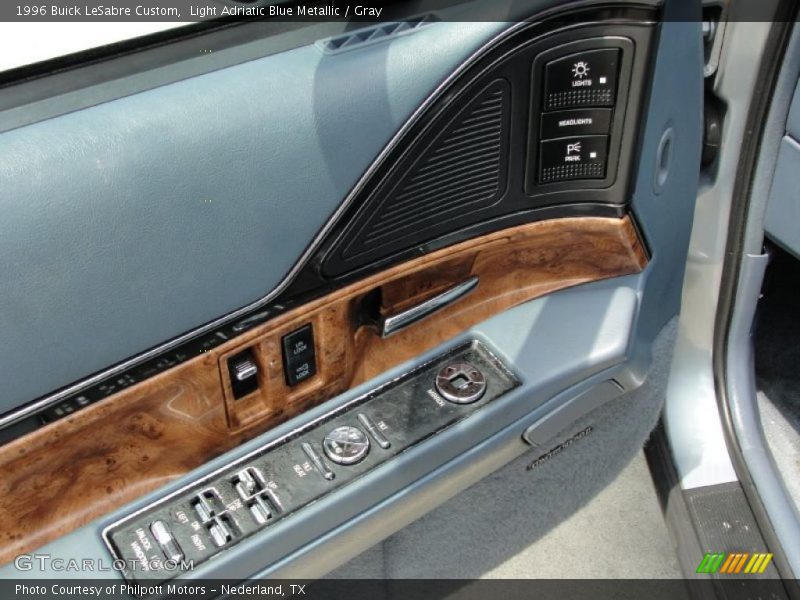 Light Adriatic Blue Metallic / Gray 1996 Buick LeSabre Custom