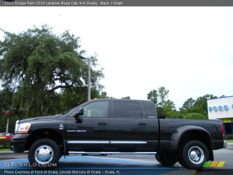 Black / Khaki 2006 Dodge Ram 3500 Laramie Mega Cab 4x4 Dually
