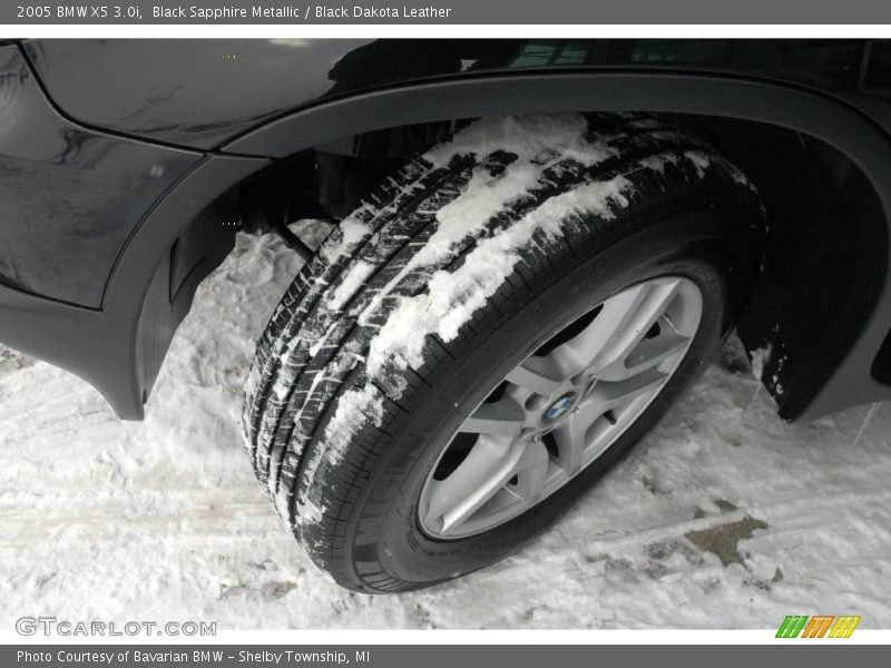 Black Sapphire Metallic / Black Dakota Leather 2005 BMW X5 3.0i