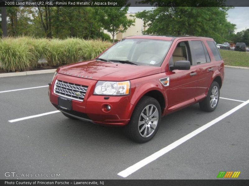 Rimini Red Metallic / Alpaca Beige 2008 Land Rover LR2 HSE