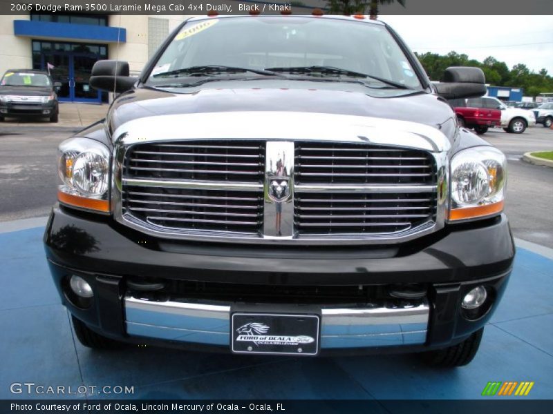 Black / Khaki 2006 Dodge Ram 3500 Laramie Mega Cab 4x4 Dually