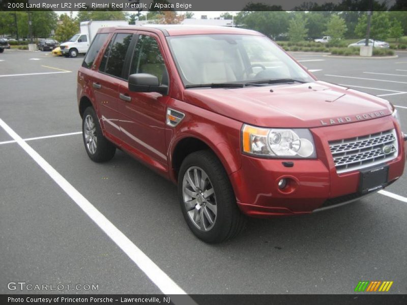 Rimini Red Metallic / Alpaca Beige 2008 Land Rover LR2 HSE