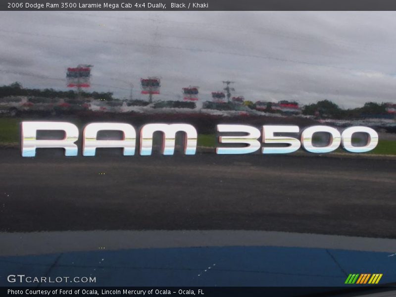 Black / Khaki 2006 Dodge Ram 3500 Laramie Mega Cab 4x4 Dually